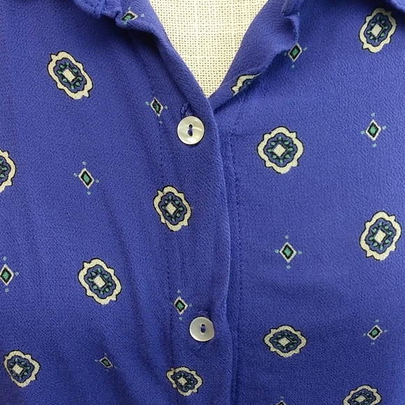 Free People Oversized Medallion Blouse - Picture 6 of 14